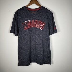 Nike Tee Cleveland Indians Tshirt Mens Navy Red White Size Large
